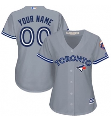 Men Women Youth All Size Toronto Blue Jays Cool Base Custom Jersey Grey II Men Women Youth All Size Toronto Blue Jays Cool Base Custom Jersey Grey II