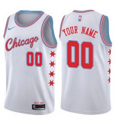 Men Women Youth Toddler All Size Nike Chicago Bulls Customized Authentic White NBA City Edition Jersey Men Women Youth Toddler All Size Nike Chicago Bulls Customized Authentic White NBA City Edition Jersey