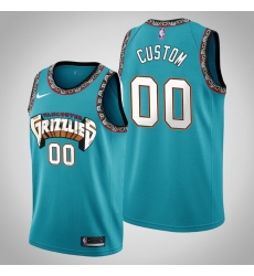 Men Women Youth Toddler All Size Memphis Grizzlies Custom 00 Teal 25th Season Vancouver Throwbacks Jersey Men Women Youth Toddler All Size Memphis Grizzlies Custom 00 Teal 25th Season Vancouver Throwbacks Jersey