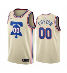 Men Women youth Nike 76ers Custom Cream NBA Swingman 2020 21 Earned Edition Jersey Men Women youth Nike 76ers Custom Cream NBA Swingman 2020 21 Earned Edition Jersey