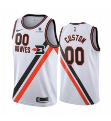 Men Women Youth Toddler Portland Blazers White Custom Nike NBA Stitched Jersey Men Women Youth Toddler Portland Blazers White Custom Nike NBA Stitched Jersey