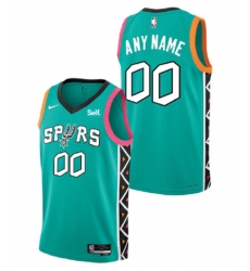 Men Women Youth San Antonio Spurs Active Player Custom Teal 2022 City Edition Swingman Stitched Jersey Men Women Youth San Antonio Spurs Active Player Custom Teal 2022 City Edition Swingman Stitched Jersey