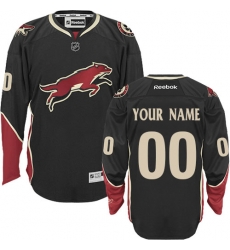 Men Women Youth Toddler Black Jersey - Customized Reebok Arizona Coyotes Third Men Women Youth Toddler Black Jersey - Customized Reebok Arizona Coyotes Third