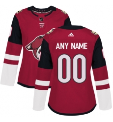 Men Women Youth Toddler Burgundy Red Jersey - Customized Adidas Arizona Coyotes Home Men Women Youth Toddler Burgundy Red Jersey - Customized Adidas Arizona Coyotes Home