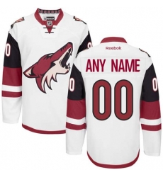 Men Women Youth Toddler NHL White Jersey - Customized Reebok Arizona Coyotes Third Men Women Youth Toddler NHL White Jersey - Customized Reebok Arizona Coyotes Third