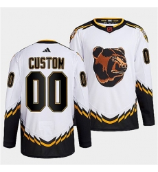 Men Women Youth Boston Bruins Custom White 2022 Reverse Retro Stitched Jersey Men Women Youth Boston Bruins Custom White 2022 Reverse Retro Stitched Jersey