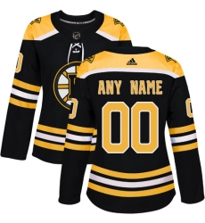 Men Women Youth Toddler Black Jersey - Customized Adidas Boston Bruins Home II Men Women Youth Toddler Black Jersey - Customized Adidas Boston Bruins Home II