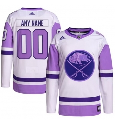 Men Women youth Buffalo Sabres Custom Purple White Cancer Blue Stitched Jersey Men Women youth Buffalo Sabres Custom Purple White Cancer Blue Stitched Jersey