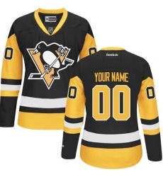 Men Women Youth Toddler Black Gold Jersey - Customized Reebok Pittsburgh Penguins Third II Men Women Youth Toddler Black Gold Jersey - Customized Reebok Pittsburgh Penguins Third II