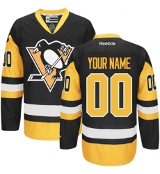 Men Women Youth Toddler Youth Black Gold Jersey - Customized Reebok Pittsburgh Penguins Third Men Women Youth Toddler Youth Black Gold Jersey - Customized Reebok Pittsburgh Penguins Third
