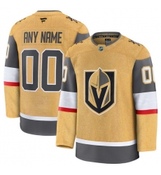 Men Women Youth Vegas Golden Knights Fanatics Home Premium Custom Jersey Gold