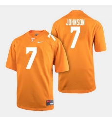 Men Tennessee Volunteers Brandon Johnson College Football Orange Jersey Men Tennessee Volunteers Brandon Johnson College Football Orange Jersey