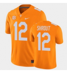 Men Tennessee Volunteers J.T. Shrout College Football Orange Alumni Player Game Jersey Men Tennessee Volunteers J.T. Shrout College Football Orange Alumni Player Game Jersey