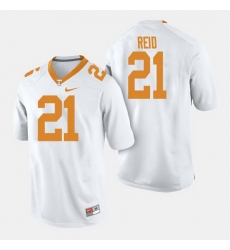 Men Tennessee Volunteers Shanon Reid College Football White Jersey Men Tennessee Volunteers Shanon Reid College Football White Jersey