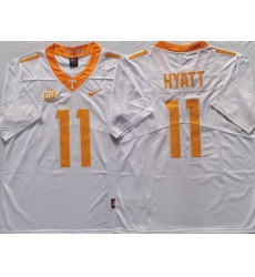 Tennessee Volunteers White #11 Jalin Hyatt Stitched NCAA Jersey Tennessee Volunteers White #11 Jalin Hyatt Stitched NCAA Jersey