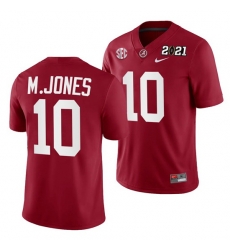 Alabama Crimson Tide Mac Jones Crimson 2021 Rose Bowl Champions College Football Playoff College Football Playoff Jersey Alabama Crimson Tide Mac Jones Crimson 2021 Rose Bowl Champions College Football Playoff College Football Playoff Jersey