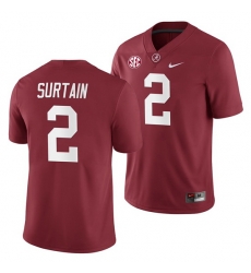 Alabama Crimson Tide Patrick Surtain Jr. Crimson 2019 Home Game Jersey NCAA Football Alabama Crimson Tide Patrick Surtain Jr. Crimson 2019 Home Game Jersey NCAA Football
