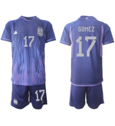 Men FIFA 2022 Argentina Soccer Jersey 008