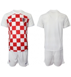 Men Croatia 2022 World Cup Soccer Jerseys Suit 001 Men Croatia 2022 World Cup Soccer Jerseys Suit 001