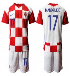 Mens Croatia Short Soccer Jerseys 018 Mens Croatia Short Soccer Jerseys 018