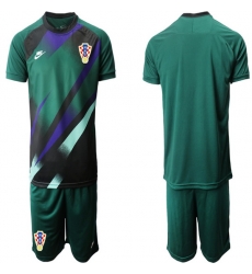 Mens Croatia Short Soccer Jerseys 025 Mens Croatia Short Soccer Jerseys 025