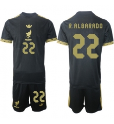 Men Mexico 2025 Soccer Jerseys BlackGold #22 R.ALBARADO Men Mexico 2025 Soccer Jerseys BlackGold #22 R.ALBARADO
