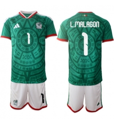 Mexicoa 2026 FIFA World Cup Soccer Jersey Green #1 L.MALAGON Mexicoa 2026 FIFA World Cup Soccer Jersey Green #1 L.MALAGON