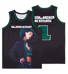 #1 ALICIA KEYS BASKETBALL JERSEY #1 ALICIA KEYS BASKETBALL JERSEY