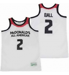 LONZO BALL #2 MCDONALDS BASKETBALL JERSEY LONZO LONZO BALL #2 MCDONALDS BASKETBALL JERSEY LONZO