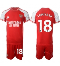 Men Arsenal 2026 Soccer Jerseys Red #18 TOMIYASU Men Arsenal 2026 Soccer Jerseys Red #18 TOMIYASU