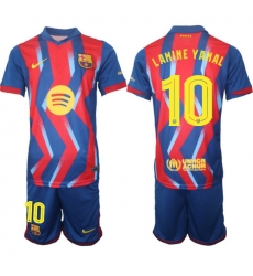 Men FC Barcelona 2026 Soccer Jerseys RedBlue #10 LAMINE YAMAL (2)