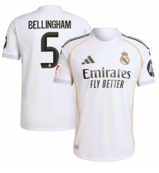Jude Bellingham Real Madrid #5 Soccer Jersey White Jude Bellingham Real Madrid #5 Soccer Jersey White