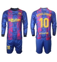 Men Barcelona Long Sleeve Soccer Jerseys 512 Men Barcelona Long Sleeve Soccer Jerseys 512