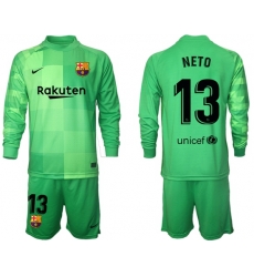 Men Barcelona Long Sleeve Soccer Jerseys 524 Men Barcelona Long Sleeve Soccer Jerseys 524