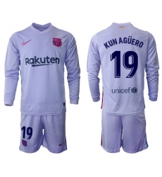 Men Barcelona Long Sleeve Soccer Jerseys 539 Men Barcelona Long Sleeve Soccer Jerseys 539