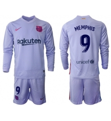 Men Barcelona Long Sleeve Soccer Jerseys 550 Men Barcelona Long Sleeve Soccer Jerseys 550