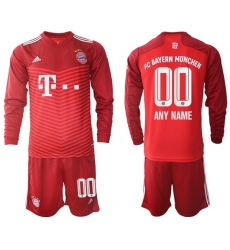 Men Bayern Long Sleeve Soccer Jerseys 539 Customized Men Bayern Long Sleeve Soccer Jerseys 539 Customized