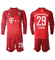 Men Bayern Long Sleeve Soccer Jerseys 541 Men Bayern Long Sleeve Soccer Jerseys 541