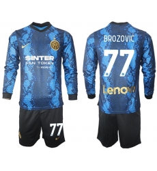 Men Inter Milan Long Sleeve Soccer Jerseys 502 Men Inter Milan Long Sleeve Soccer Jerseys 502