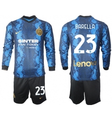 Men Inter Milan Long Sleeve Soccer Jerseys 506 Men Inter Milan Long Sleeve Soccer Jerseys 506