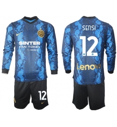 Men Inter Milan Long Sleeve Soccer Jerseys 510 Men Inter Milan Long Sleeve Soccer Jerseys 510