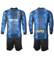 Men Inter Milan Long Sleeve Soccer Jerseys 520 Men Inter Milan Long Sleeve Soccer Jerseys 520