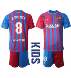 Kids Barcelona Soccer Jerseys 059