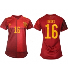 Women Spain Soccer Jerseys 006 Women Spain Soccer Jerseys 006