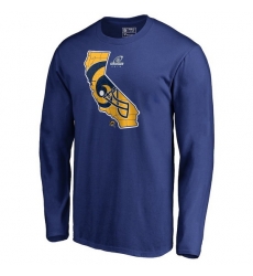 Los Angeles Rams Men Long T Shirt 008 Los Angeles Rams Men Long T Shirt 008