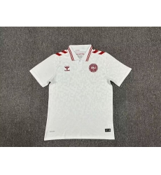 Denmark Away White 2024 Soccer Jersey Denmark Away White 2024 Soccer Jersey