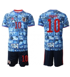 JAPAN 2022 World Cup Soccer Jersey #10 KAGAWA JAPAN 2022 World Cup Soccer Jersey #10 KAGAWA