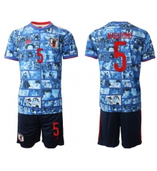 JAPAN 2022 World Cup Soccer Jersey #5 Nagatomo JAPAN 2022 World Cup Soccer Jersey #5 Nagatomo