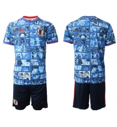 JAPAN 2022 World Cup Soccer Jersey BLANK JAPAN 2022 World Cup Soccer Jersey BLANK
