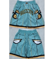 Men Charlotte Hornets Teal Shorts